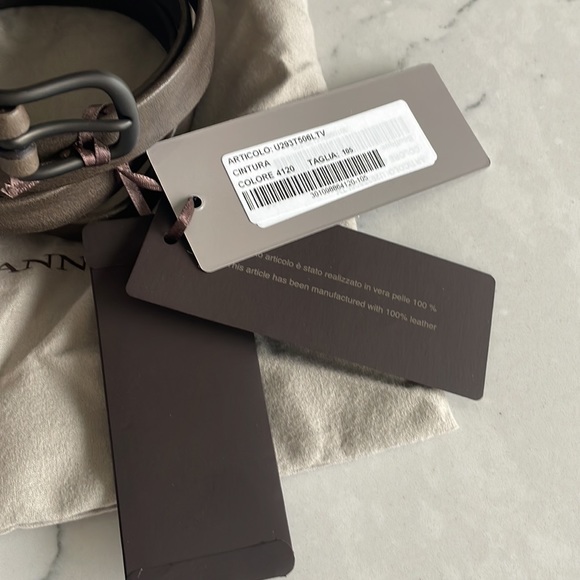 Ermanno Scervino leather belt size 105 made in Italy - Picture 3 of 10